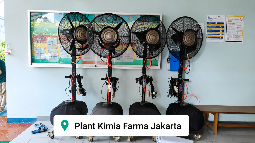 Sewa Cooling Fan Termurah untuk Pabrik di Bekasi Utara by Barokah Rental sewakipasair.com