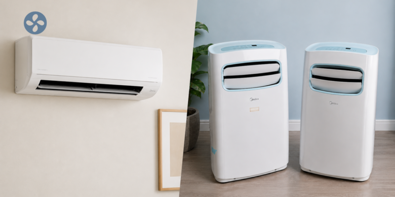 AC Split VS AC Portable? Mana yang Lebih Menguntungkan? by Barokah Rental sewakipasair.com