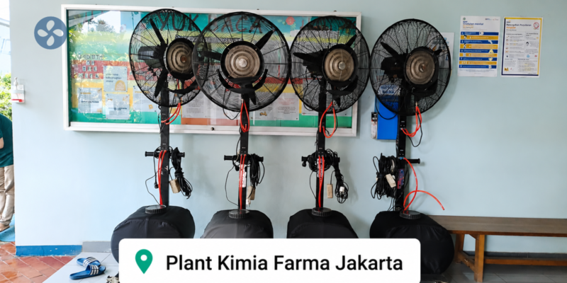Sewa Cooling Fan Termurah untuk Pabrik di Bekasi Utara by Barokah Rental sewakipasair.com