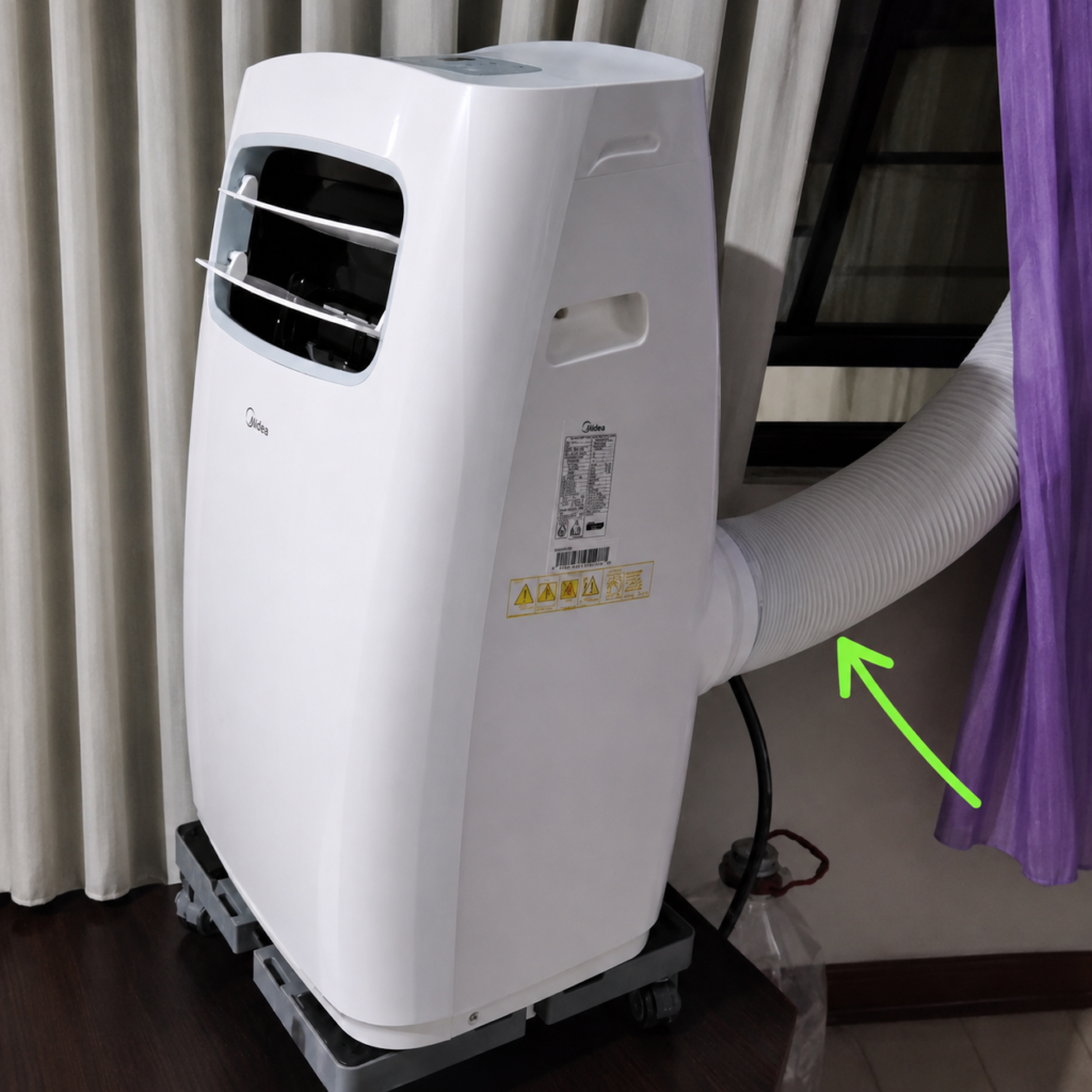 Cara Maintenance Ac Portable - Perhatikan Selang Exhaust