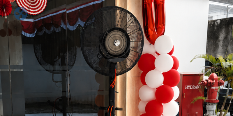 Sewa Kipas Blower Embun untuk Acara 17 Agustus di Jakarta Pusat by Barokah Rental sewakipasair.com