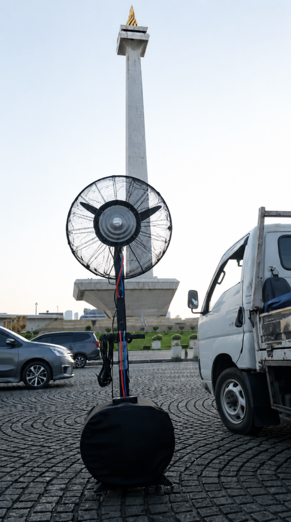 Rental Misty Fan Terpercaya untuk HUT RI 17 Agustus di Barokah Rental sewakipasair.com